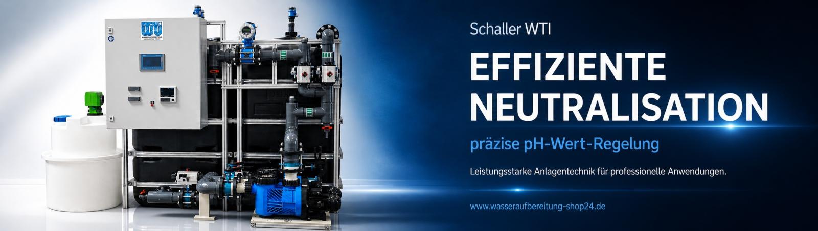 Wasseraufbereitungsanlagen und Zubehör Neutralisationsanlage pH-Wert
