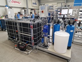 VE Anlage Osmose 500 l/h<br>mit Doppelenthärtung